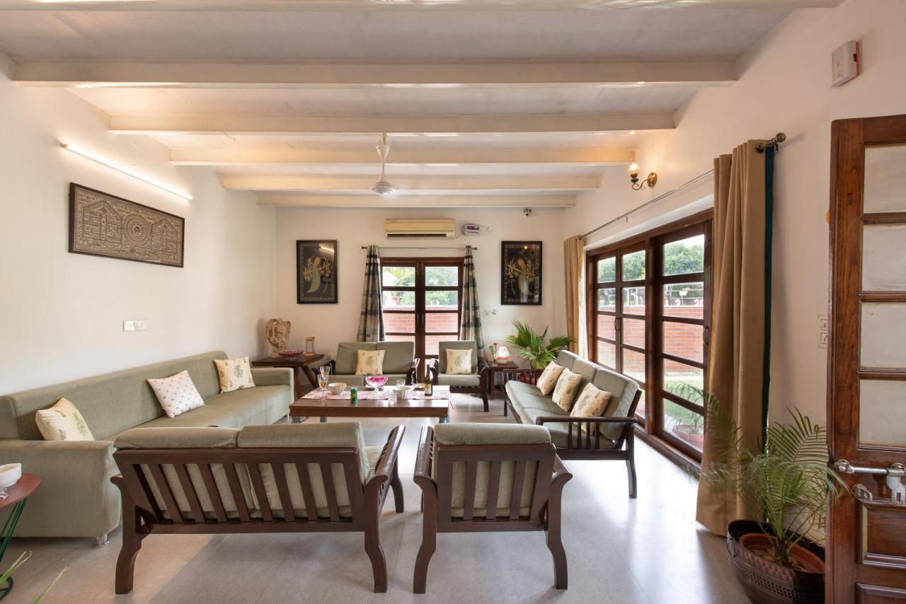 The Singh Farm Cosy Private Pool Farm Villa Gurgaon Bagian luar foto